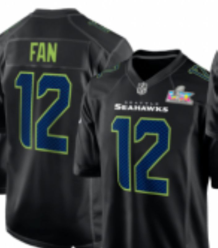 Men 2026 Seattle Seahawks #12 Fan Black Nike Limited NFL Jersey 02